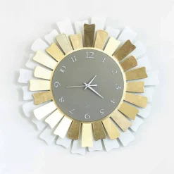 Viadurini Time Design Wanduhren-Moderne runde zweifarbige Wanduhr aus Eisen Made in Italy - Lussuria