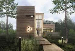 Aldo Bernardi Garten-Wandlampen-moderne Wandleuchte aus Kupfer made in Italy – Pasdedeux