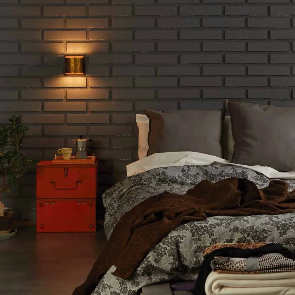 Viadurini Lighting Moderne Wandleuchten-Moderne Wandleuchte aus Messing und Stahl 11x H11xSP 12 cm Bernadet