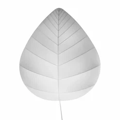 Viadurini Lighting Design Wandleuchten-Moderne Wandleuchte in Metall und Weiß Lycra Design in 3 Dimensionen - Laub