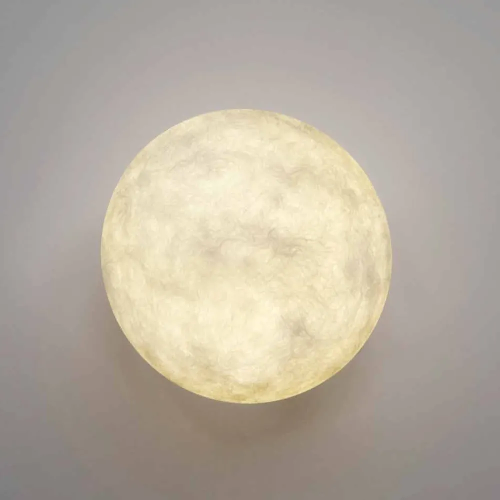 In-es.artdesign Moderne Wandleuchten-Moderne Wandleuchte A. Moon in Nebulite