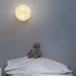 In-es.artdesign Moderne Wandleuchten-Moderne Wandleuchte A. Moon in Nebulite