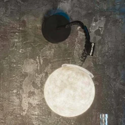 In-es.artdesign Moderne Wandleuchten-Moderne Wandleuchte Micro Luna Nebulite Wandleuchte