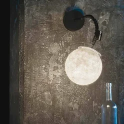 In-es.artdesign Moderne Wandleuchten-Moderne Wandleuchte Micro Luna Nebulite Wandleuchte