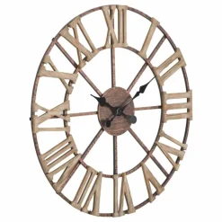 Viadurini Time Design Wanduhren-Moderne Wanduhr Durchmesser 71,5 cm aus Eisen und MDF - Carcans