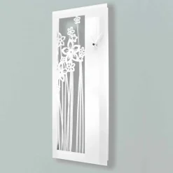 Viadurini Time Design Wanduhren-Moderne Wanduhr mit rechteckigem Design aus weißem Plexiglas - Elara