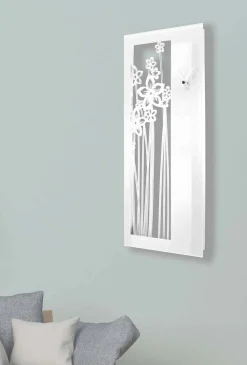 Viadurini Time Design Wanduhren-Moderne Wanduhr mit rechteckigem Design aus weißem Plexiglas - Elara