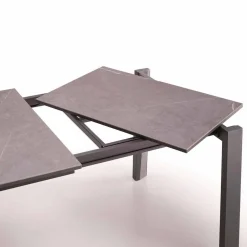 Viadurini Living Ausziehbare Esstische-Moderner ausziehbar Tisch aus Steingut und Buchenholz made in Italy Duccio