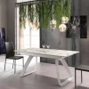 Viadurini Living Ausziehbare Esstische-Moderner ausziehbarer Tisch bis 270 cm mit Metallbeinen Villongo