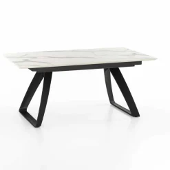 Viadurini Living Ausziehbare Esstische-Moderner ausziehbarer Tisch bis 270 cm mit Metallbeinen Villongo