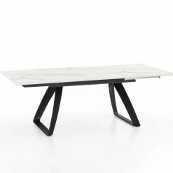 Viadurini Living Ausziehbare Esstische-Moderner ausziehbarer Tisch bis 270 cm mit Metallbeinen Villongo