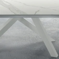 Viadurini Living Ausziehbare Esstische-Moderner ausziehbarer Tisch bis 278 cm aus Keramik, hergestellt in Italien – Settimmio