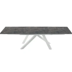 Viadurini Living Ausziehbare Esstische-Moderner ausziehbarer Tisch bis 278 cm aus Keramik, hergestellt in Italien – Settimmio