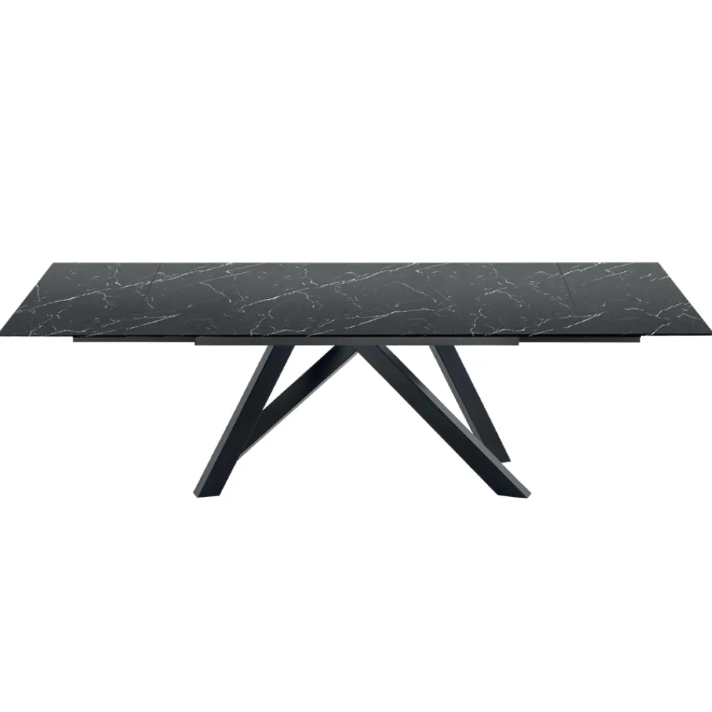 Viadurini Living Ausziehbare Esstische-Moderner ausziehbarer Tisch bis 278 cm aus Keramik, hergestellt in Italien – Settimmio