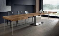 Viadurini Living Ausziehbare Esstische-Moderner ausziehbarer Tisch Bis zu 480 cm aus Holz Made in Italy - Michael