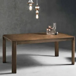 Viadurini Living Esstische Nach Mass|Ausziehbare Esstische-Moderner ausziehbarer Tisch mit trapezförmigen Beinen aus Eschenholz, Parre