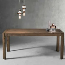 Viadurini Living Esstische Nach Mass|Ausziehbare Esstische-Moderner ausziehbarer Tisch mit trapezförmigen Beinen aus Eschenholz, Parre