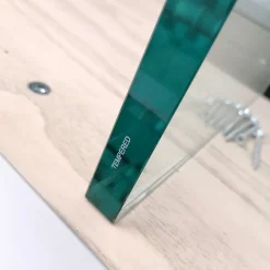 Viadurini Living Ausziehbare Esstische-Moderner ausziehbarer Tisch auf 300 cm aus Laminat und Glas, hergestellt in Italien – Tear