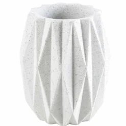 Viadurini Bathroom Badzubehör-Moderner Badezimmerzubehörsatz hergestellt mit weißem Harz Levice