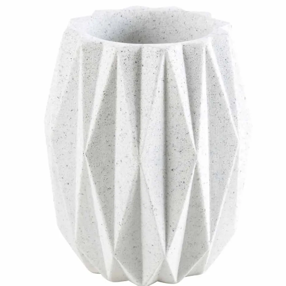 Viadurini Bathroom Badzubehör-Moderner Badezimmerzubehörsatz hergestellt mit weißem Harz Levice