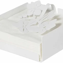 Viadurini Kitchen Küchenzubehör-Moderner Blumen Serviettenhalter aus Edeleisen Made in Italy - Marken