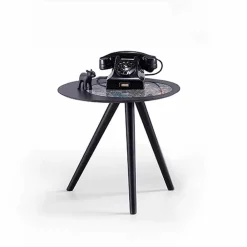 Viadurini Living Moderne Couchtische-Moderner Couchtisch mit runder Platte in Gres Made in Italy - Stuttgart