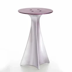 SLIDE Runde Tische-moderner Design Hochtisch, aus Polyethylen - Jet Next