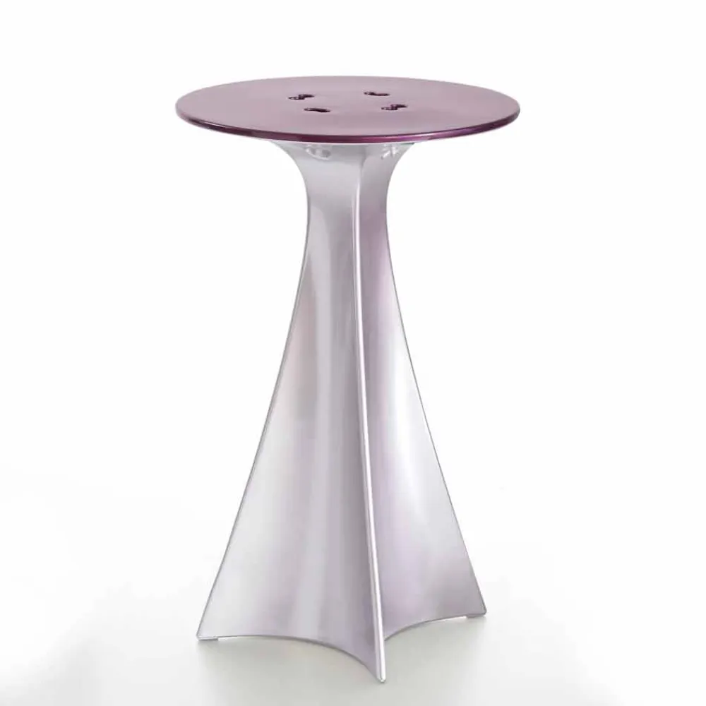 SLIDE Runde Tische-moderner Design Hochtisch, aus Polyethylen - Jet Next