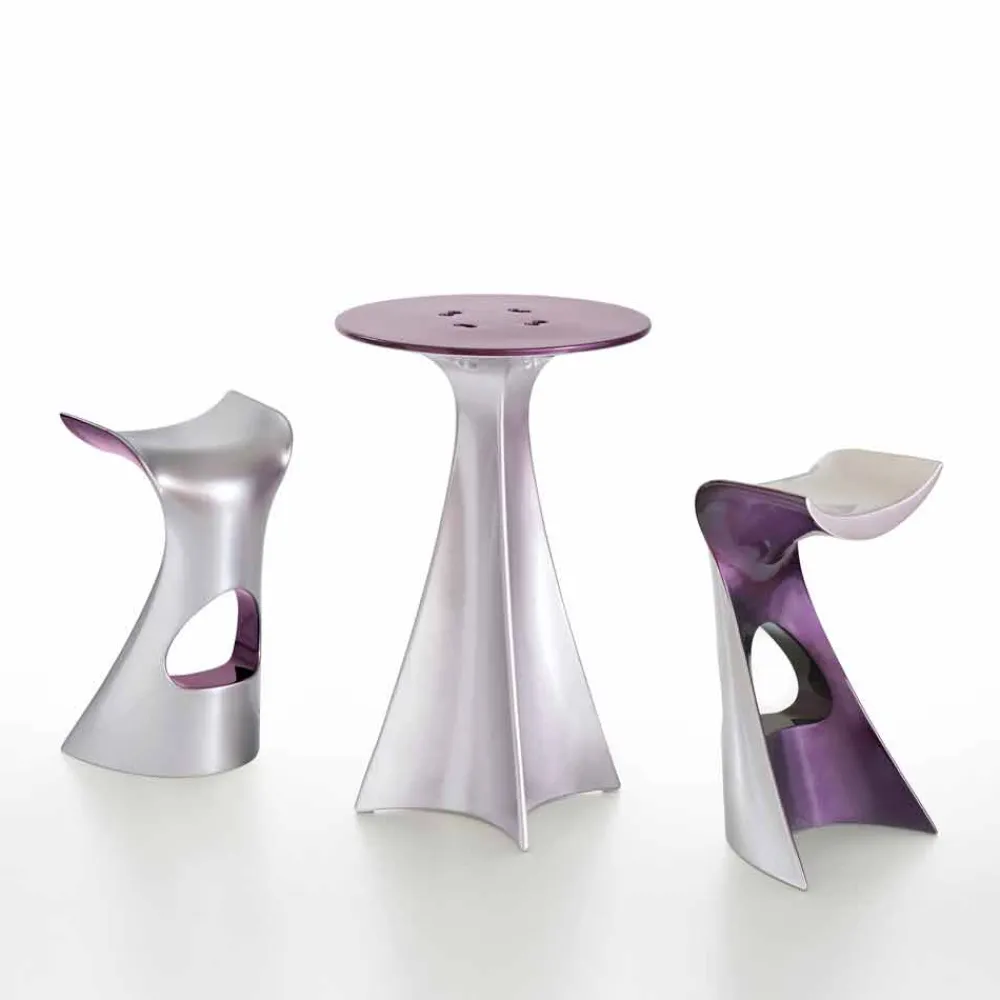 SLIDE Barhocker-moderner Design Hocker, aus Polyethylen - Koncord Next