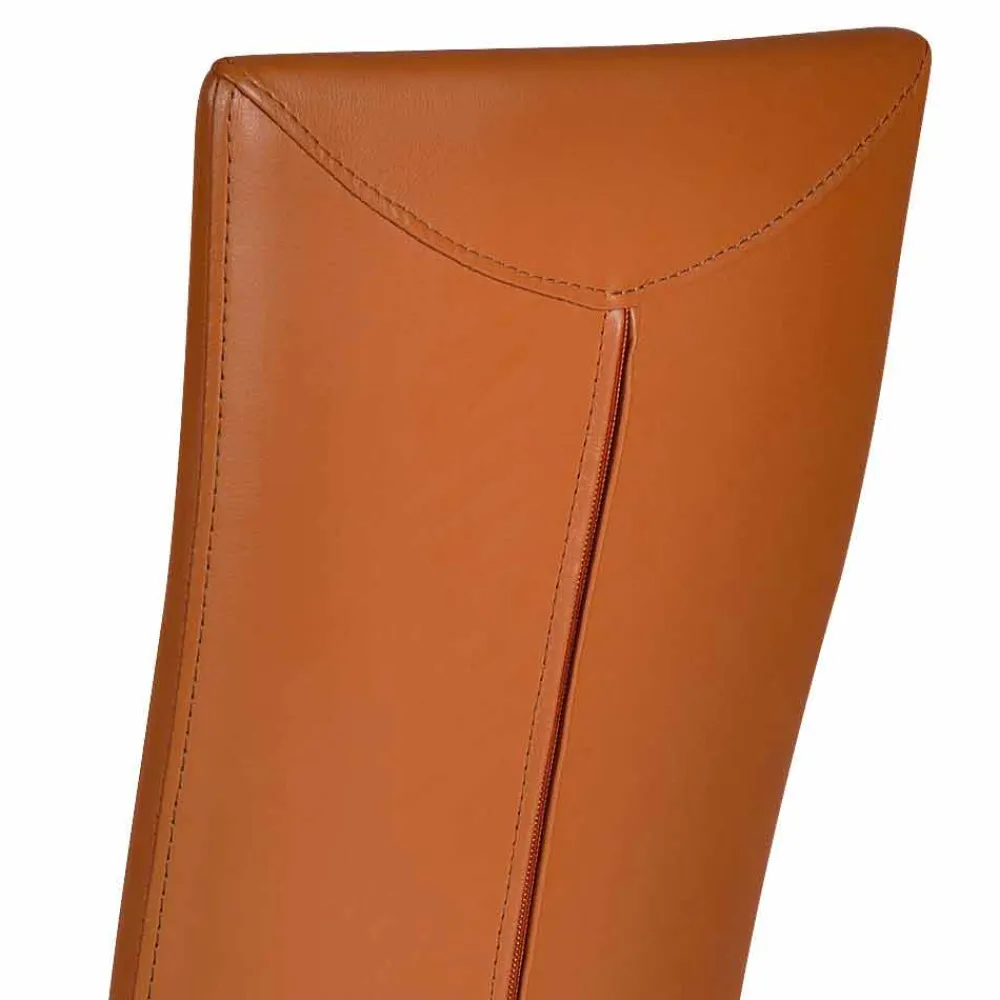 Viadurini Living Moderne Stühle-Moderner Design Living Chair auf Leder / hautbeschichtet, made in Italy Ghada