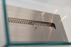 Viadurini Fire Design Bodenkamine Bioethanol-Moderner Designboden Bio-Kamin aus Glas und Stahl oder Corten - Bradley