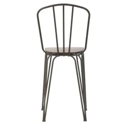 Viadurini Living Küchenhocker-Moderner Designhocker im Industriestil aus Eisen und Holz, 2 Stück - Erika