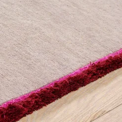 Viadurini Carpets Teppiche-Moderner Designteppich aus Viskose und Baumwolle mit farbigen Fransen aus Seide - Garbino