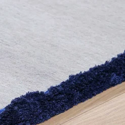 Viadurini Carpets Teppiche-Moderner Designteppich aus Viskose und Baumwolle mit farbigen Fransen aus Seide - Garbino