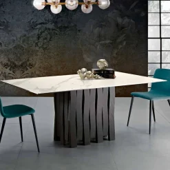 Viadurini Living Esstische-Moderner Designtisch aus Glaskeramik made in Italy, Egisto
