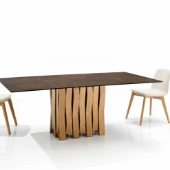 Viadurini Living Esstische-Moderner Designtisch aus Glaskeramik made in Italy, Egisto