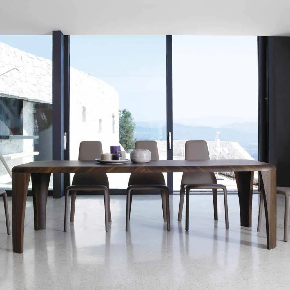 Viadurini Living Esstische Nach Mass|Esstische-Moderner Designtisch aus Holz, hergestellt in Italien von Hand Holz