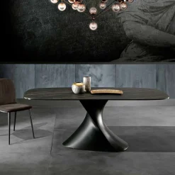 Viadurini Living Esstische-Moderner Designtisch aus Glaskeramik made in Italy, Clark