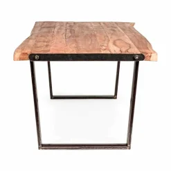 Viadurini Living Esstische-Moderner Esstisch aus Akazienholz und Homemotion Steel - Bingo