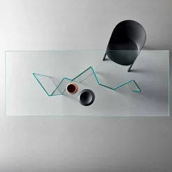 Viadurini Living Esstische Nach Mass|Esstische-Moderner Esstisch aus extraleichtem oder geräuchertem Glas Made in Italy - Zufällig