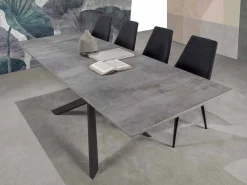 Viadurini Living Ausziehbare Esstische-Moderner Esstisch ausziehbar, Melamintischplatte - Marliana