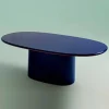 Viadurini Living Esstisch Oval|Esstische-Moderner Esstisch im ovalen Design aus blauem und kupferfarbenem MDF, hergestellt in Italien – Oku
