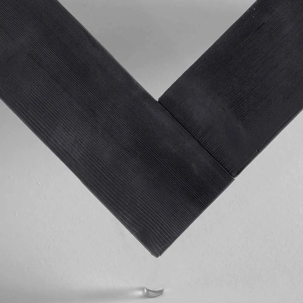 Viadurini Living Runde Tische-Moderner Esstisch mit drehbarer Glastischplatte aus Fichtenholz Bao