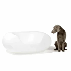 SLIDE Sessel Kunststoff-Moderner farbiger Gartensessel Chubby, hergestellt in Italien