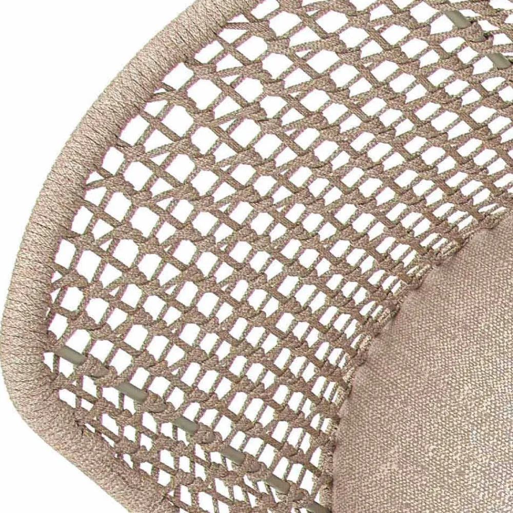 Varaschin Holzsessel-Moderner Gartensessel aus massivem Irokoholz Emma