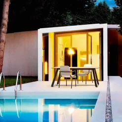 Varaschin Gartentische Fest-Moderner Gartentisch in unterschiedlichen Dimensionen Kolonaki