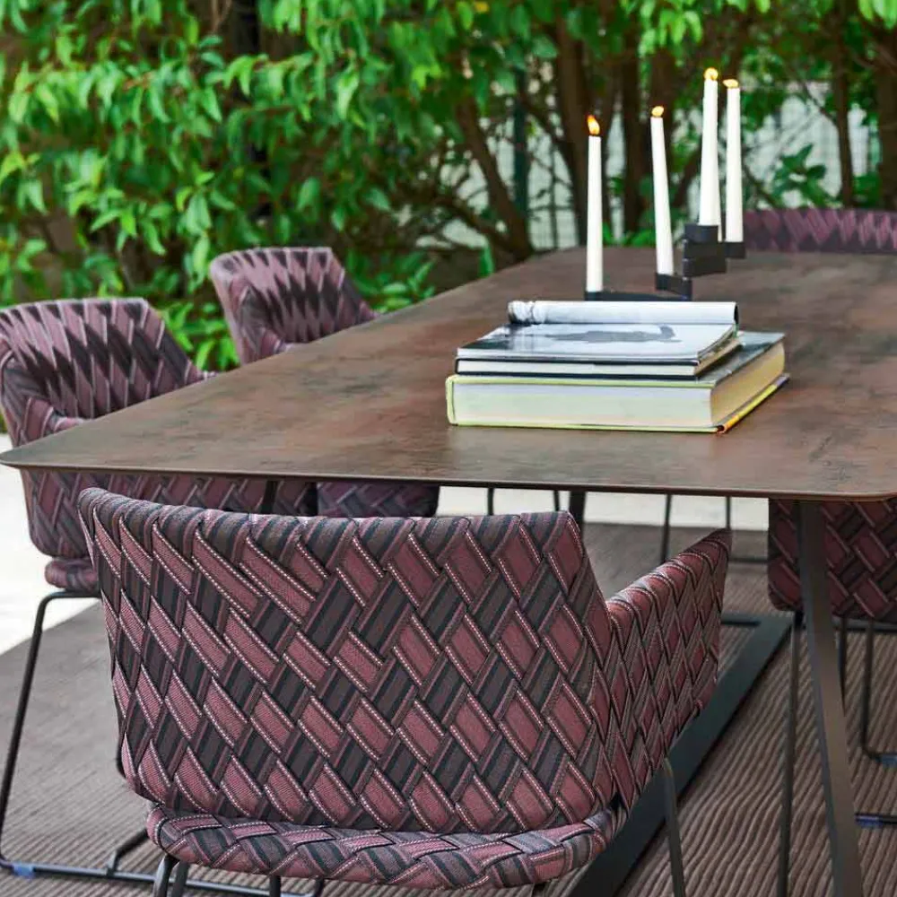 Varaschin Gartentische Fest-Moderner Gartentisch in unterschiedlichen Dimensionen Kolonaki