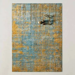 Viadurini Carpets Teppiche-Moderner handgeknüpfter Wohnzimmerteppich aus Bambusseide und Baumwolle - Buba