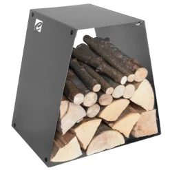 Viadurini Fire Design Kaminholzständer Aus Eisen Und Stahl-Moderner Holzständer aus lackiertem Stahl Made in Italy - Demetra