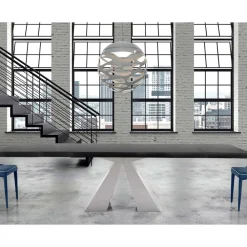 Viadurini Living Ausziehbare Esstische-Moderner Holztisch, ausziehbar bis 300 cm, hergestellt in Italien – Dalmatiner